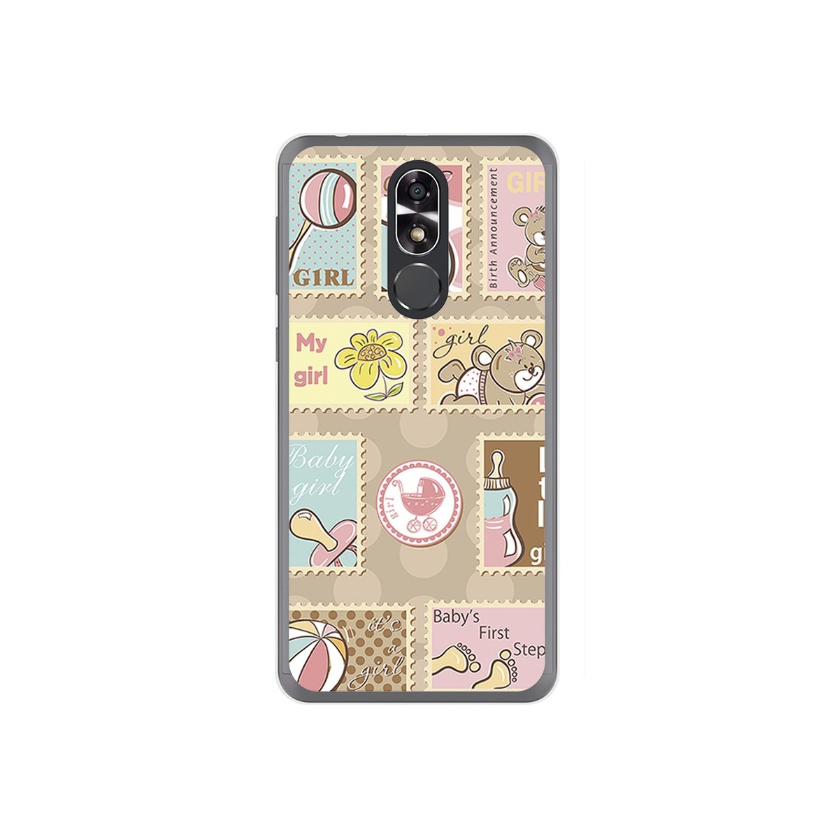Funda Gel Tpu para Cubot R9 Diseño Sellos Dibujos