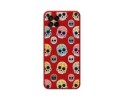Funda Silicona Líquida Roja para Samsung Galaxy M33 5G diseño Catrina Dibujos