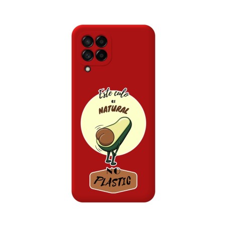 Funda Silicona Líquida Roja para Samsung Galaxy M33 5G diseño Culo Natural Dibujos