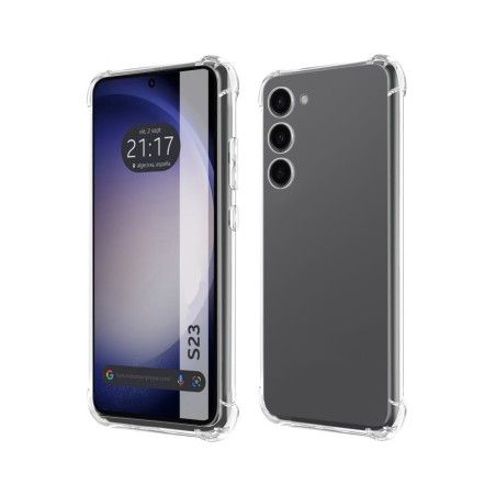 Funda Silicona Antigolpes Transparente para Samsung Galaxy S23 5G