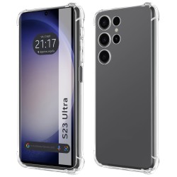 Funda Silicona Antigolpes Transparente para Samsung Galaxy S23 Ultra 5G