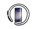 Funda Colgante Transparente para Samsung Galaxy S23 5G con Cordon Negro
