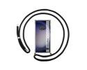Funda Colgante Transparente para Samsung Galaxy S23 Ultra 5G con Cordon Negro