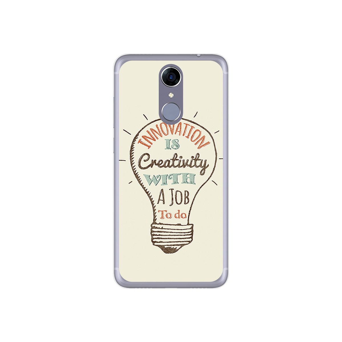 Funda Gel Tpu para Cubot Note Plus Diseño Creativity Dibujos