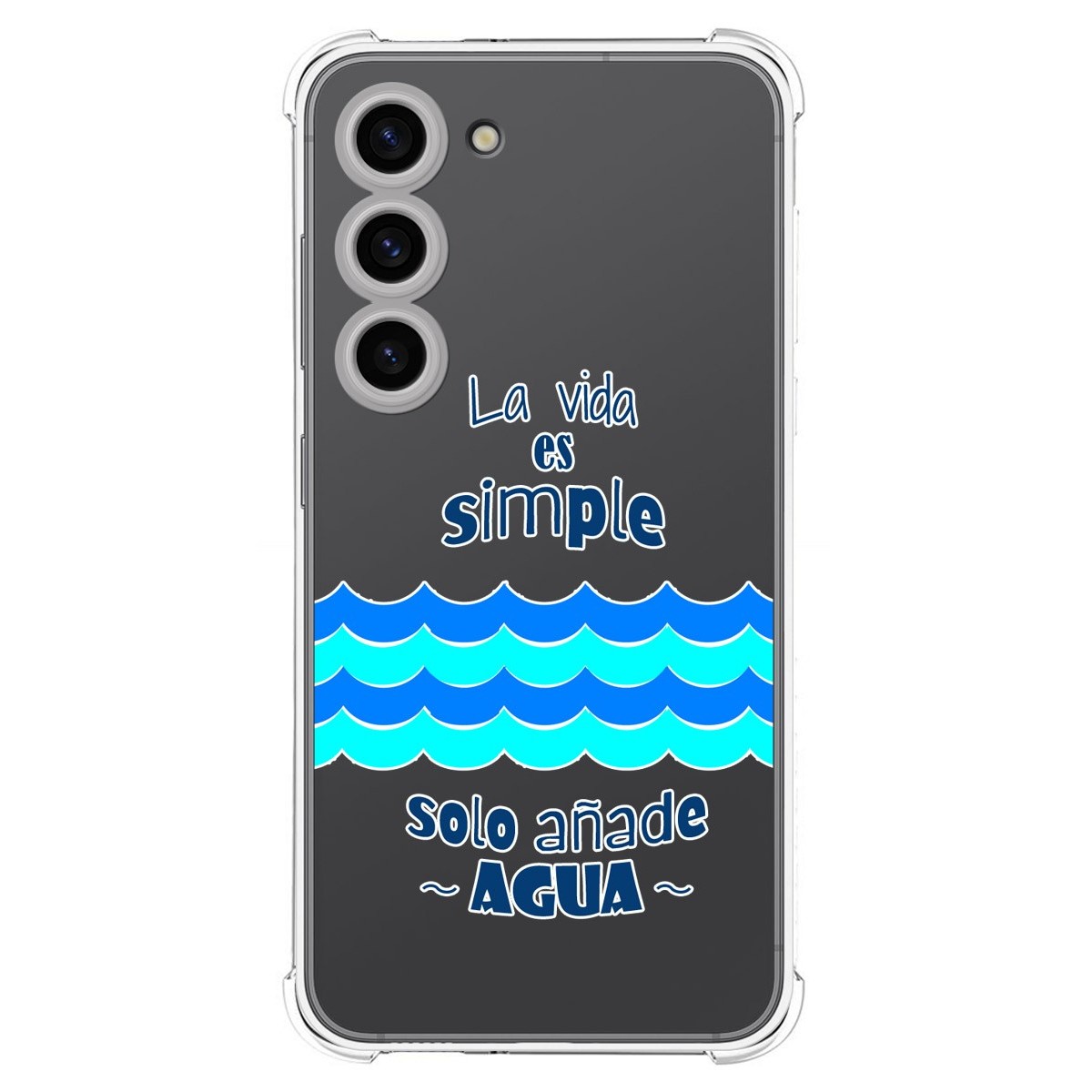 Funda Silicona Antigolpes para Samsung Galaxy S23 5G diseño Agua Dibujos