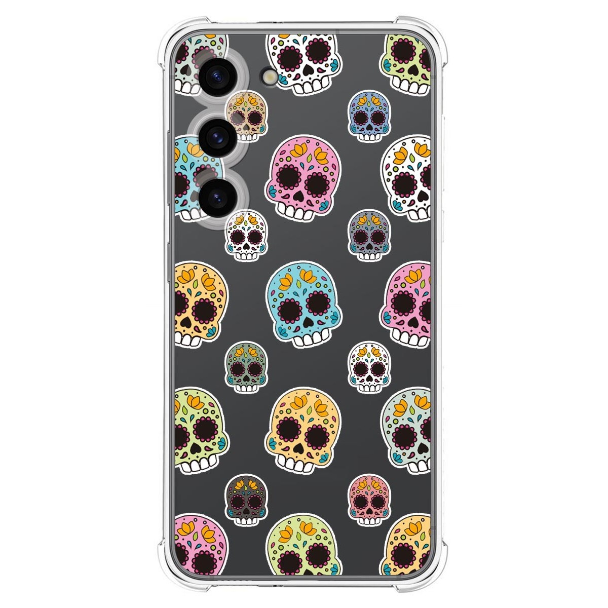 Funda Silicona Antigolpes para Samsung Galaxy S23 5G diseño Catrina Dibujos