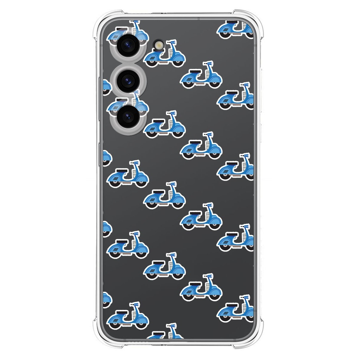 Funda Silicona Antigolpes para Samsung Galaxy S23 5G diseño Scooter Dibujos