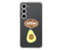 Funda Silicona Antigolpes para Samsung Galaxy S23 5G diseño Vegan Life Dibujos