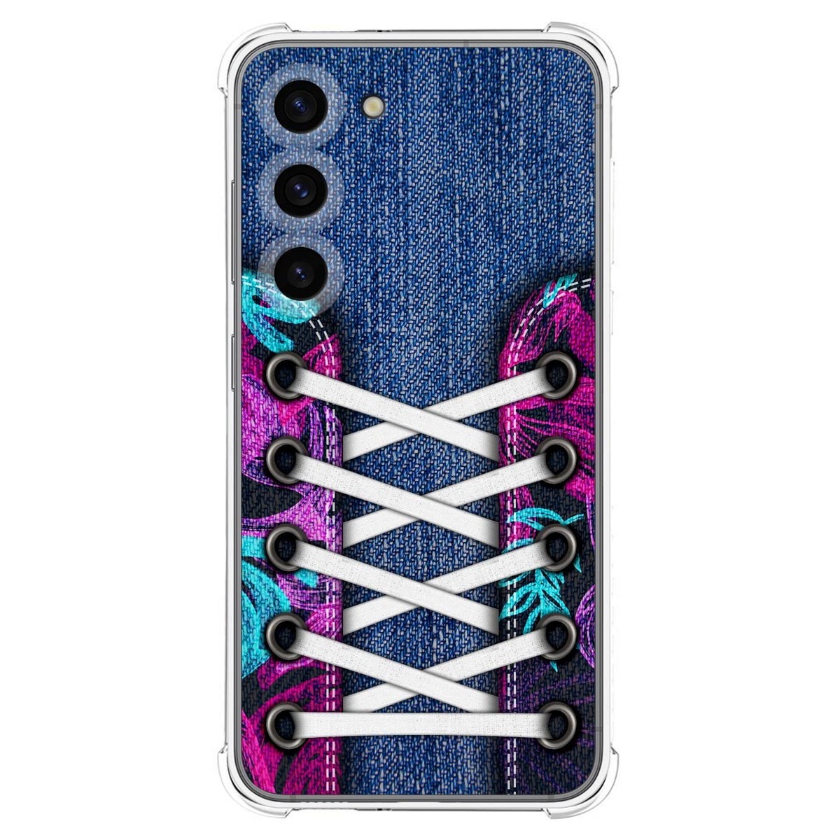 Funda Silicona Antigolpes para Samsung Galaxy S23 5G diseño Zapatillas 06 Dibujos