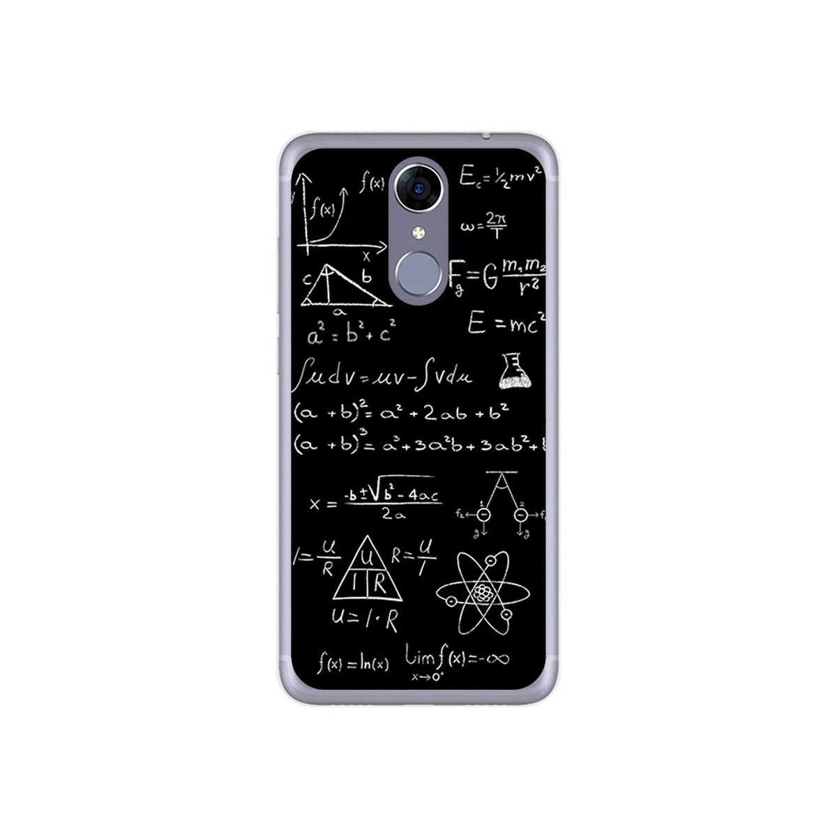 Funda Gel Tpu para Cubot Note Plus Diseño Formulas Dibujos