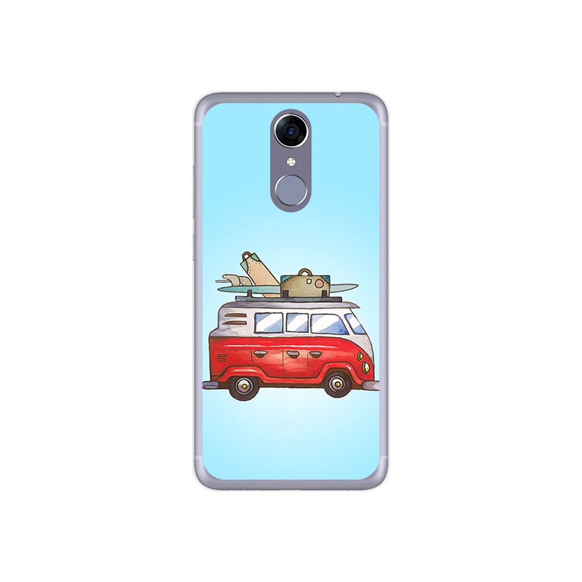 Funda Gel Tpu para Cubot Note Plus Diseño Furgoneta Dibujos