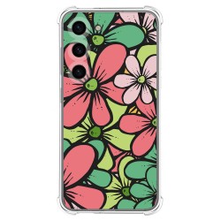 Funda Silicona Antigolpes para Samsung Galaxy S23 5G diseño Flores 02 Dibujos