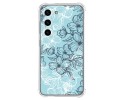 Funda Silicona Antigolpes para Samsung Galaxy S23 5G diseño Flores 03 Dibujos