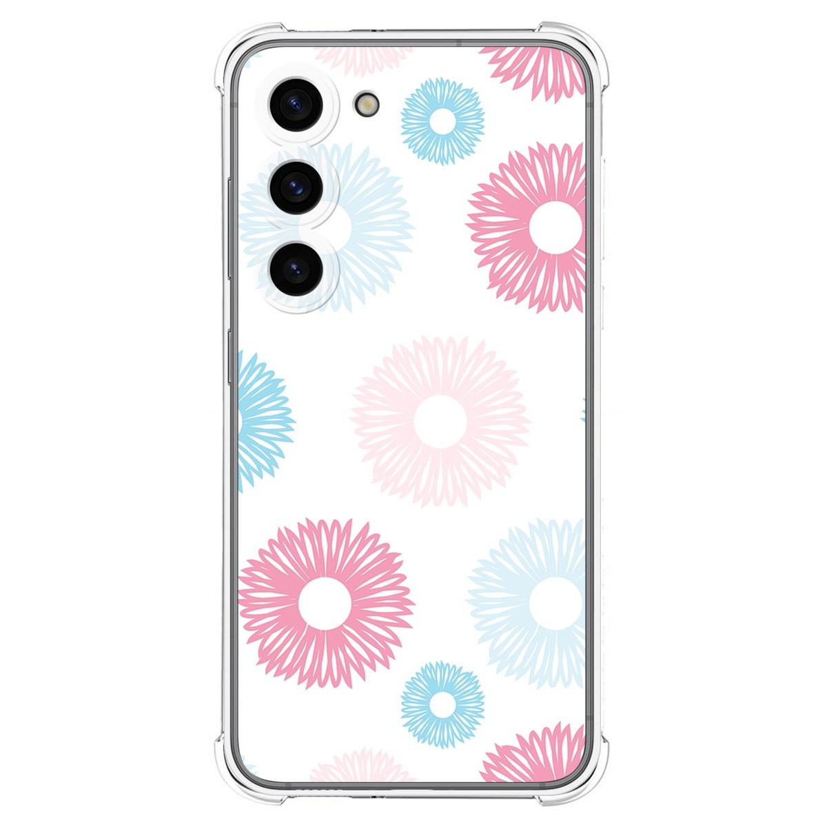 Funda Silicona Antigolpes para Samsung Galaxy S23 5G diseño Flores 06 Dibujos