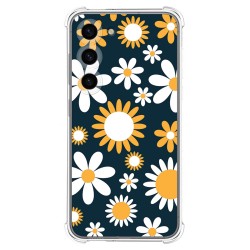 Funda Silicona Antigolpes para Samsung Galaxy S23 5G diseño Flores 08 Dibujos