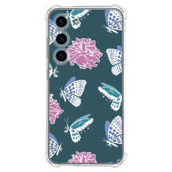 Funda Silicona Antigolpes para Samsung Galaxy S23 5G diseño Flores 10 Dibujos
