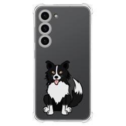 Funda Silicona Antigolpes para Samsung Galaxy S23 5G diseño Perros 01 Dibujos