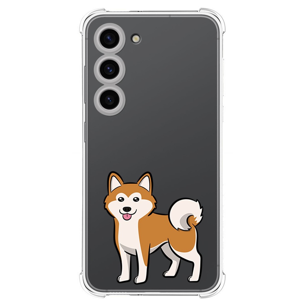 Funda Silicona Antigolpes para Samsung Galaxy S23 5G diseño Perros 02 Dibujos
