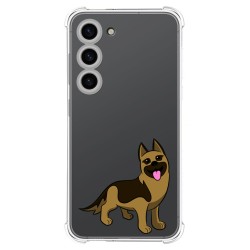 Funda Silicona Antigolpes para Samsung Galaxy S23 5G diseño Perros 03 Dibujos