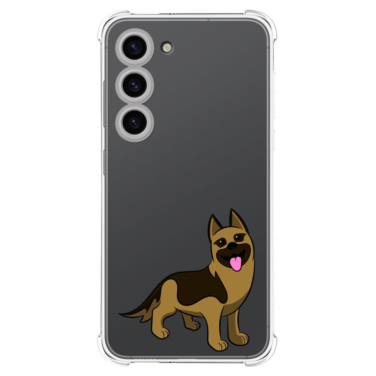 Funda Silicona Antigolpes para Samsung Galaxy S23 5G diseño Perros 03 Dibujos