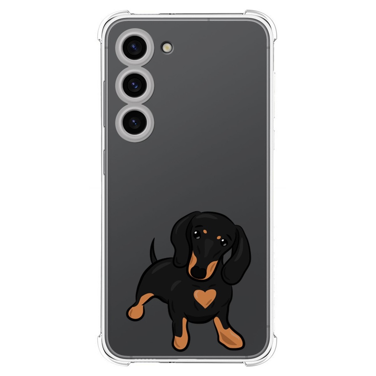 Funda Silicona Antigolpes para Samsung Galaxy S23 5G diseño Perros 04 Dibujos