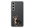 Funda Silicona Antigolpes para Samsung Galaxy S23 5G diseño Perros 05 Dibujos