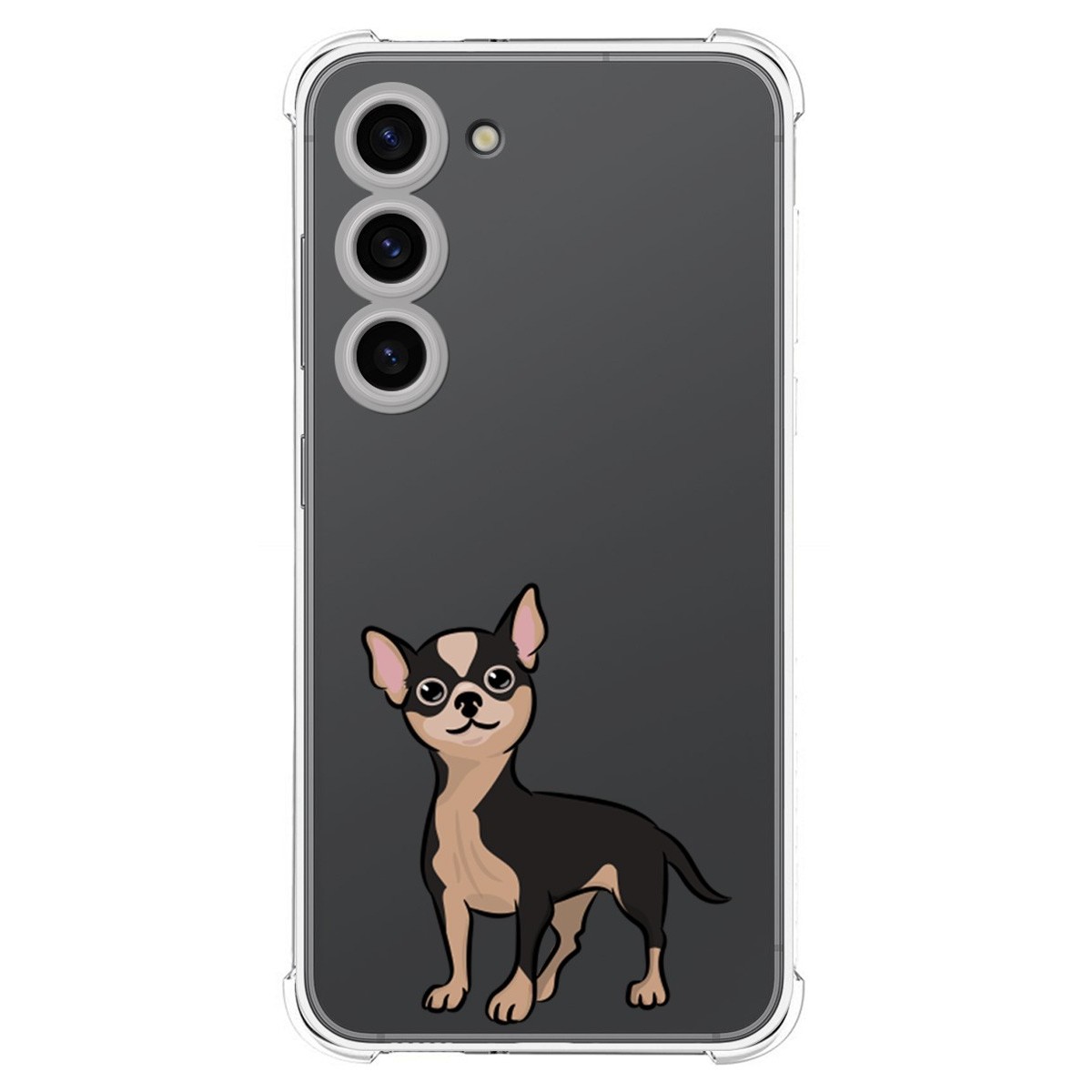 Funda Silicona Antigolpes para Samsung Galaxy S23 5G diseño Perros 05 Dibujos