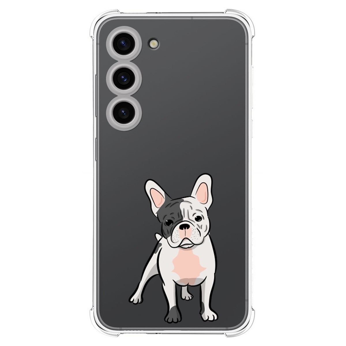Funda Silicona Antigolpes para Samsung Galaxy S23 5G diseño Perros 06 Dibujos