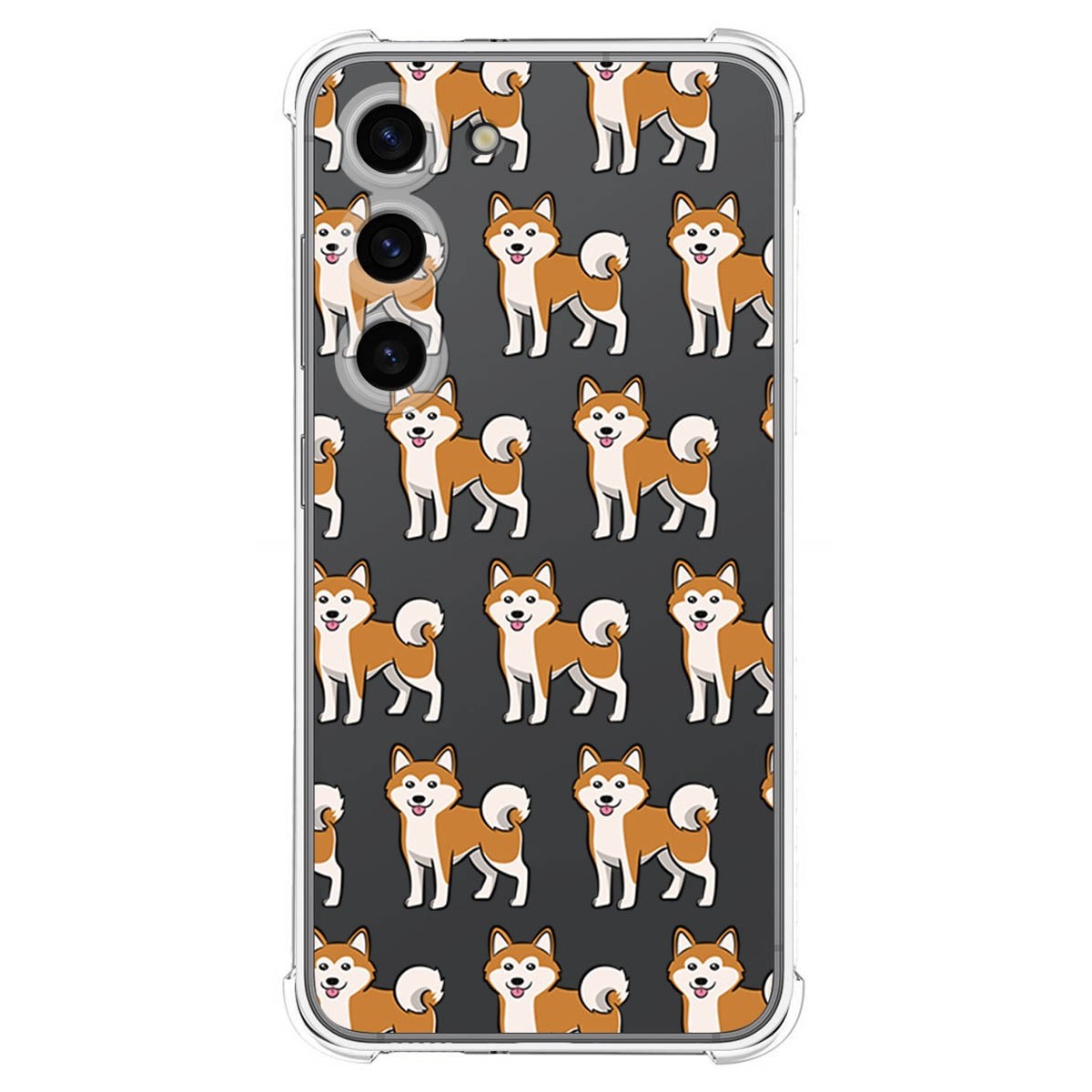 Funda Silicona Antigolpes para Samsung Galaxy S23 5G diseño Perros 08 Dibujos