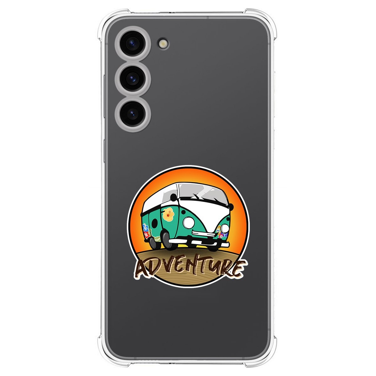 Funda Silicona Antigolpes para Samsung Galaxy S23+ Plus 5G diseño Adventure Dibujos