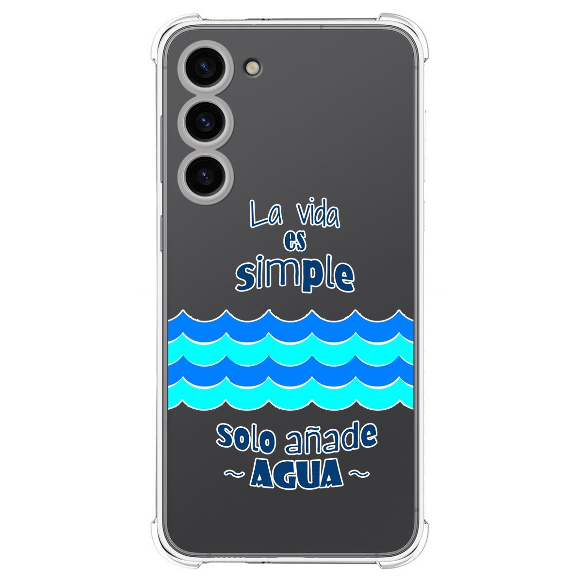 Funda Silicona Antigolpes para Samsung Galaxy S23+ Plus 5G diseño Agua Dibujos