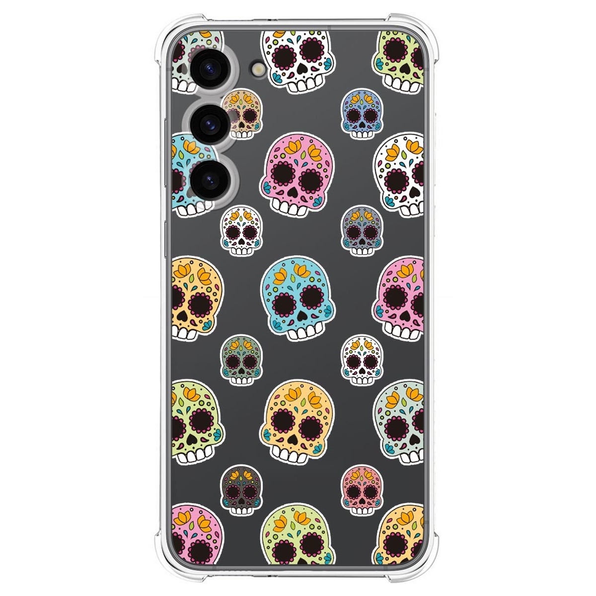 Funda Silicona Antigolpes para Samsung Galaxy S23+ Plus 5G diseño Catrina Dibujos