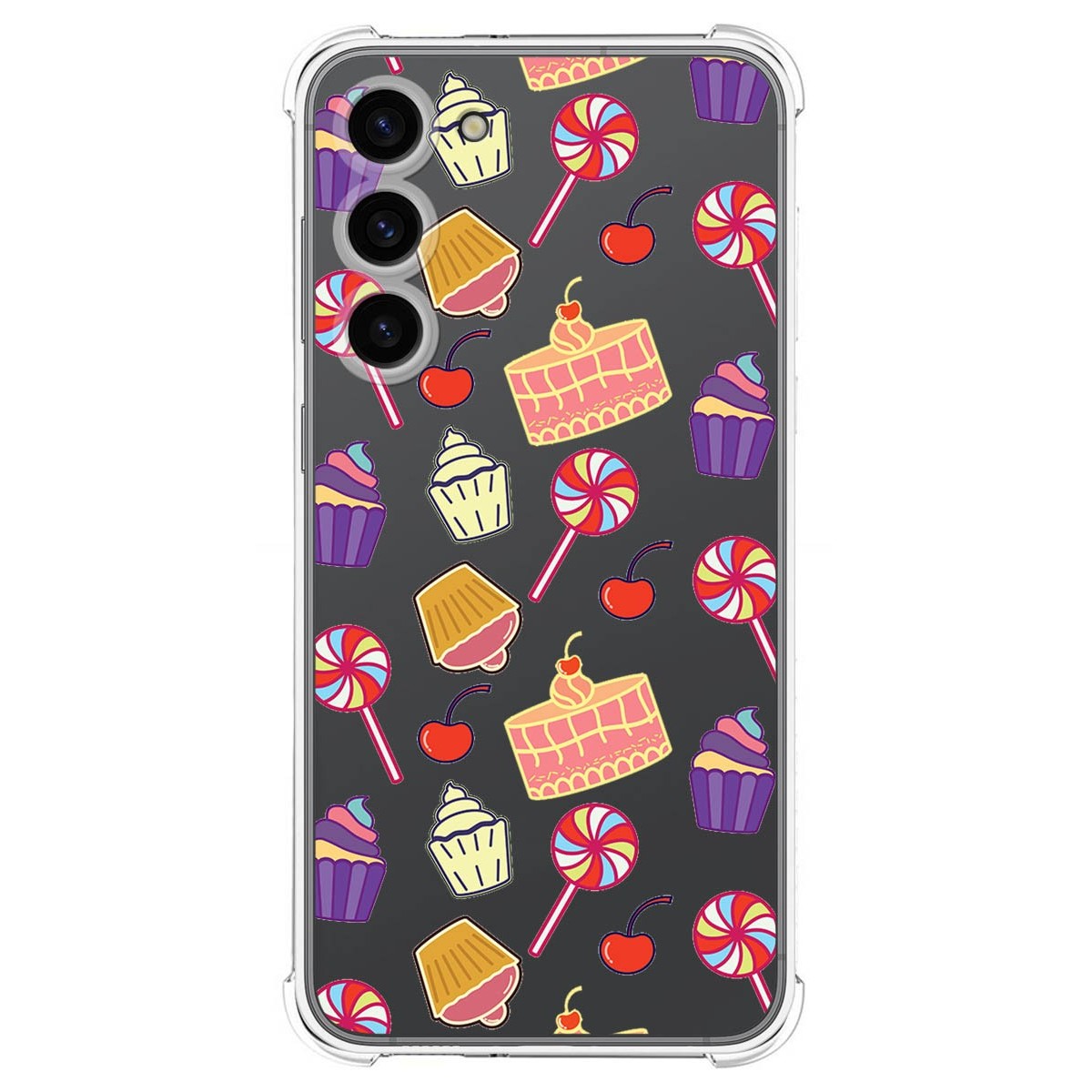 Funda Silicona Antigolpes para Samsung Galaxy S23+ Plus 5G diseño Dulces 01 Dibujos