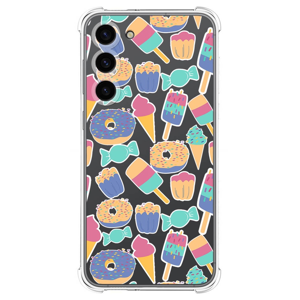 Funda Silicona Antigolpes para Samsung Galaxy S23+ Plus 5G diseño Dulces 02 Dibujos