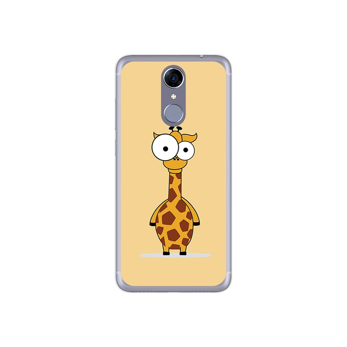 Funda Gel Tpu para Cubot Note Plus Diseño Jirafa Dibujos