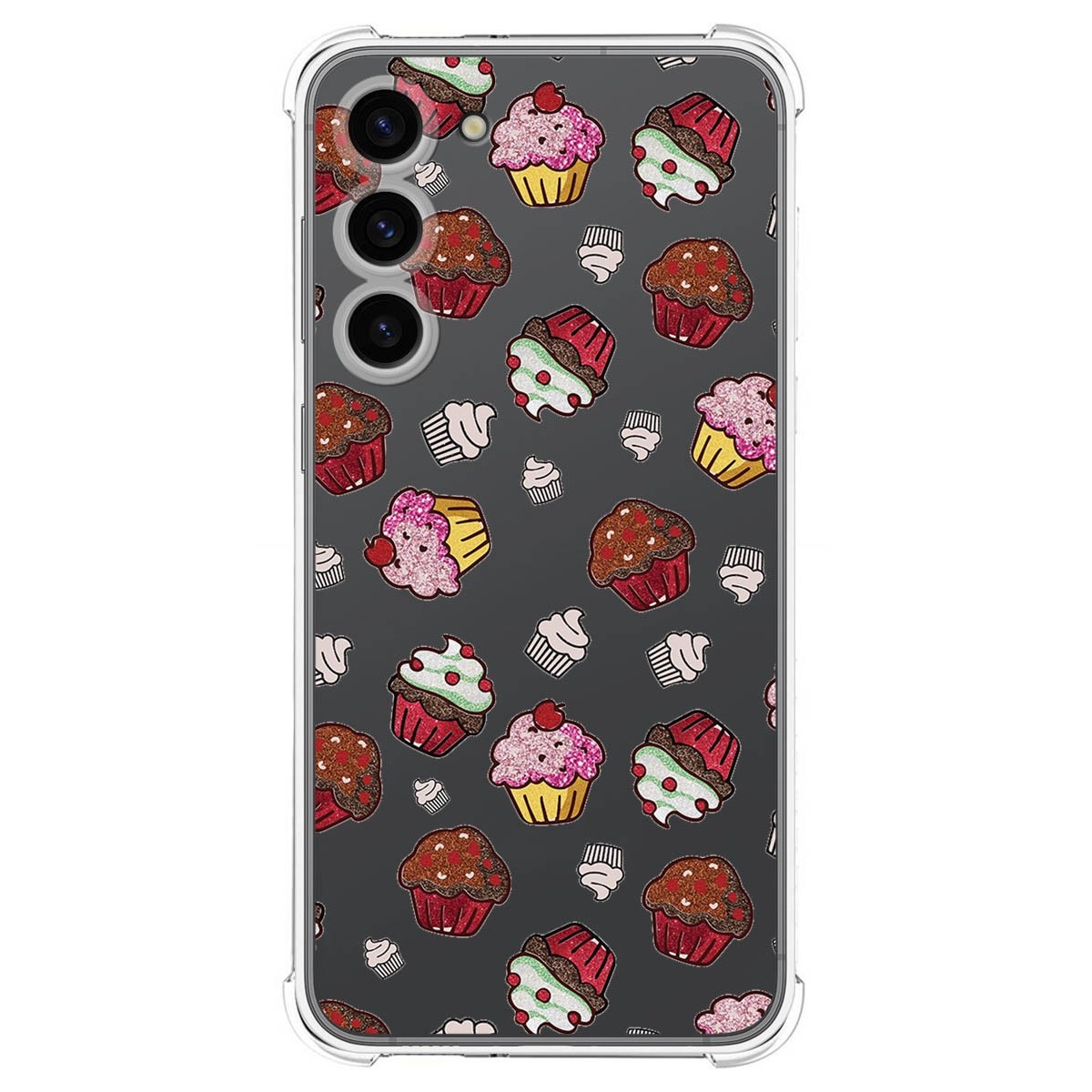 Funda Silicona Antigolpes para Samsung Galaxy S23+ Plus 5G diseño Muffins Dibujos