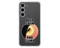 Funda Silicona Antigolpes para Samsung Galaxy S23+ Plus 5G diseño Mujer Escalada Dibujos