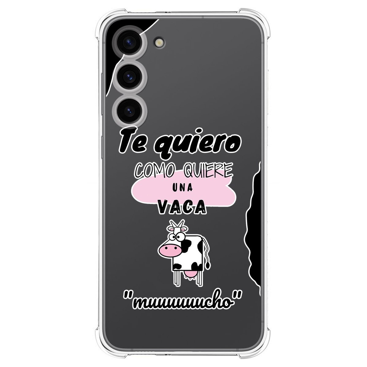 Funda Silicona Antigolpes para Samsung Galaxy S23+ Plus 5G diseño Vaca Dibujos