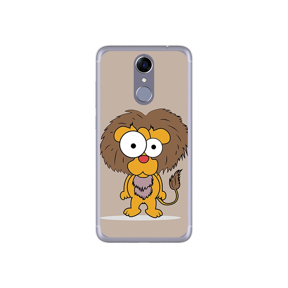 Funda Gel Tpu para Cubot Note Plus Diseño Leon Dibujos
