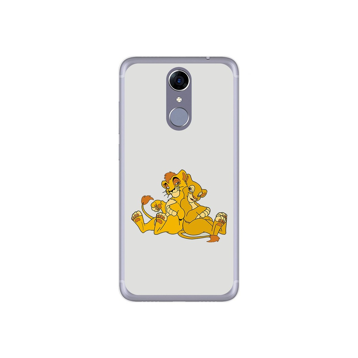 Funda Gel Tpu para Cubot Note Plus Diseño Leones Dibujos