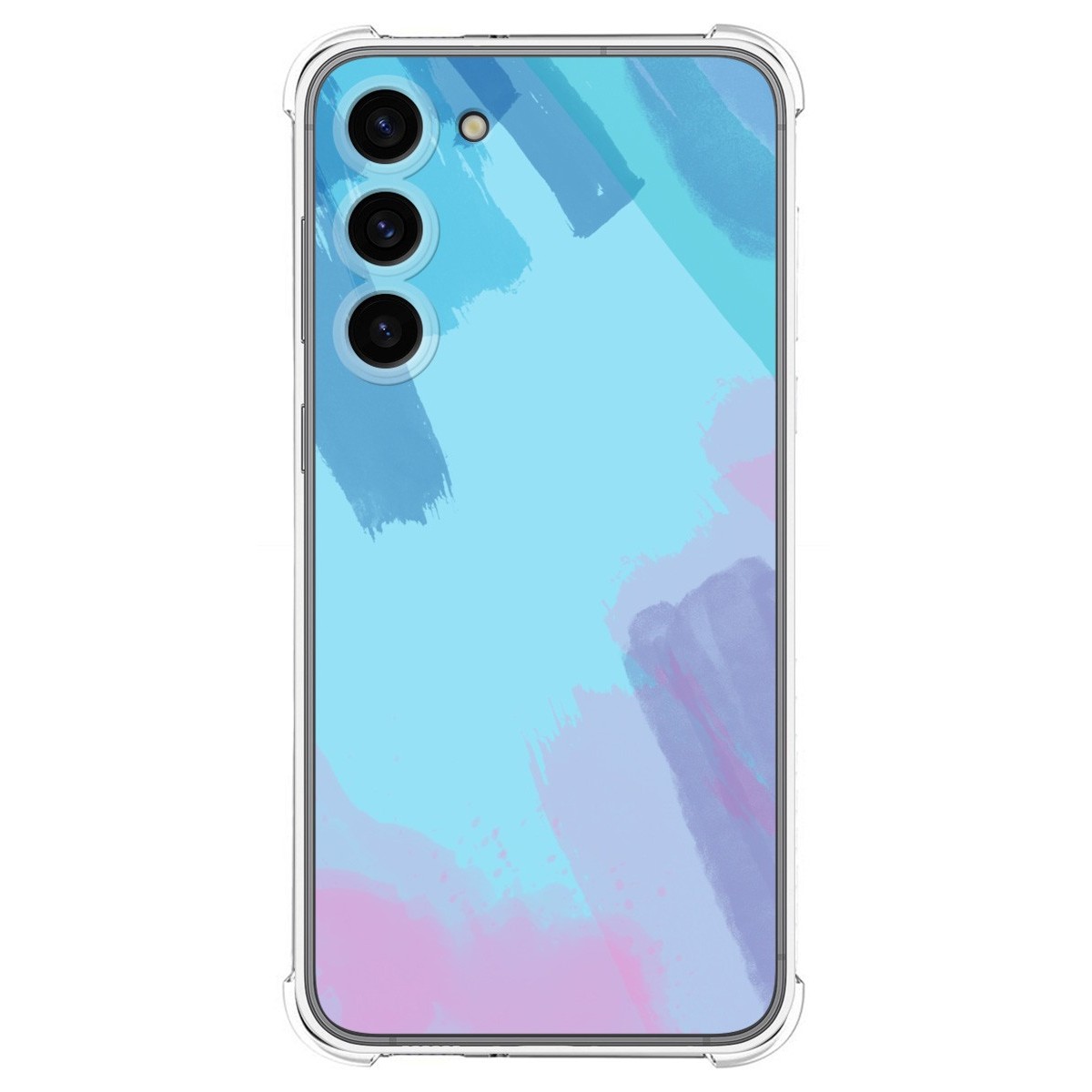Funda Silicona Antigolpes para Samsung Galaxy S23+ Plus 5G diseño Acuarela 10 Dibujos