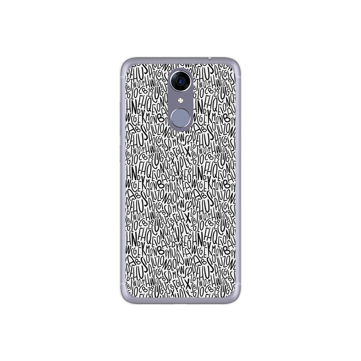 Funda Gel Tpu para Cubot Note Plus Diseño Letras Dibujos