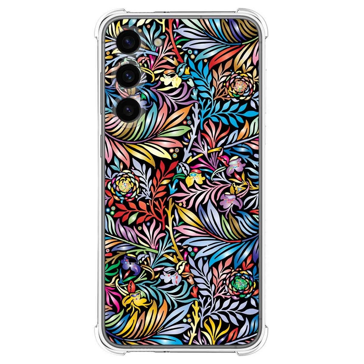 Funda Silicona Antigolpes para Samsung Galaxy S23+ Plus 5G diseño Flores 04 Dibujos