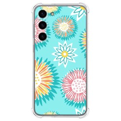 Funda Silicona Antigolpes para Samsung Galaxy S23+ Plus 5G diseño Flores 05 Dibujos