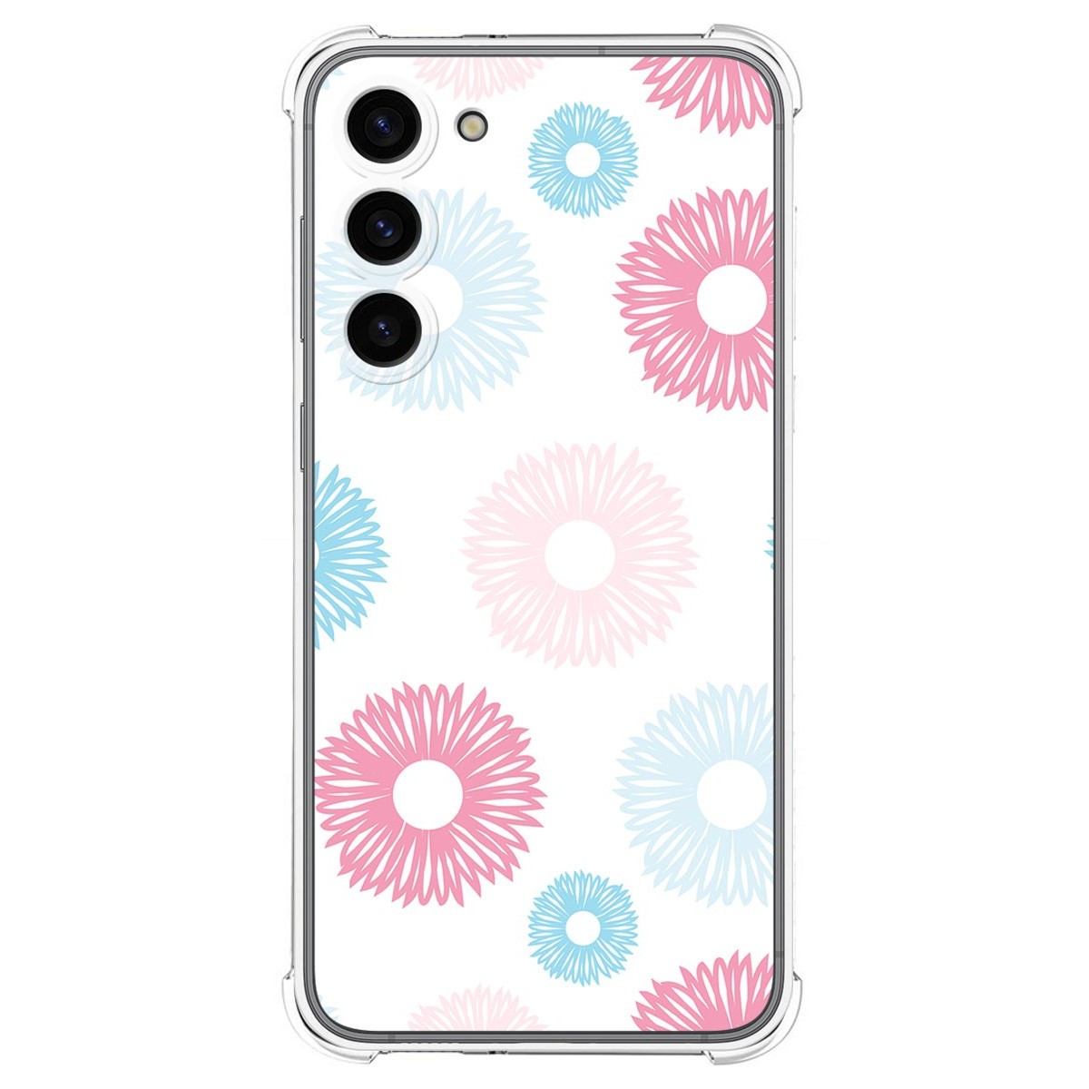 Funda Silicona Antigolpes para Samsung Galaxy S23+ Plus 5G diseño Flores 06 Dibujos