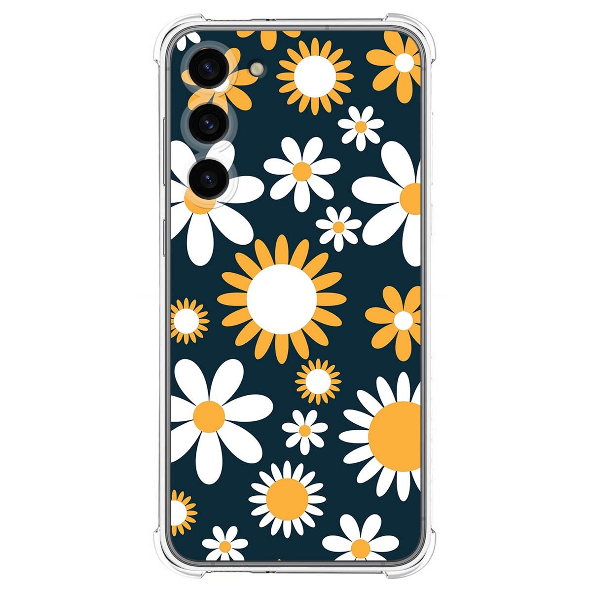 Funda Silicona Antigolpes para Samsung Galaxy S23+ Plus 5G diseño Flores 08 Dibujos