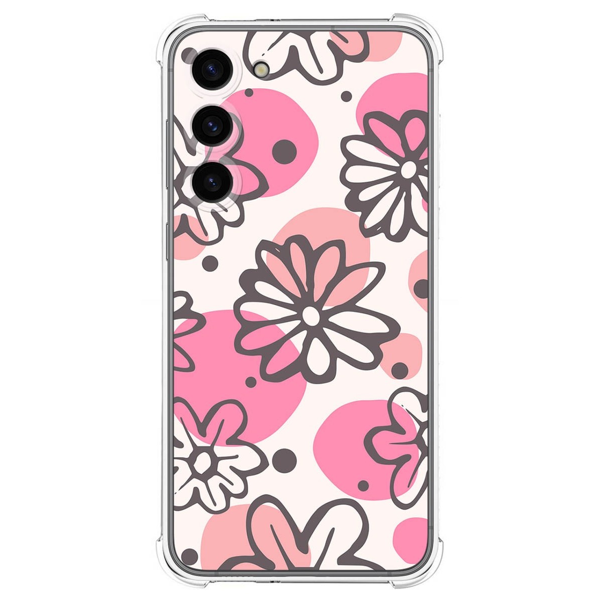 Funda Silicona Antigolpes para Samsung Galaxy S23+ Plus 5G diseño Flores 09 Dibujos