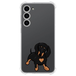Funda Silicona Antigolpes para Samsung Galaxy S23+ Plus 5G diseño Perros 04 Dibujos
