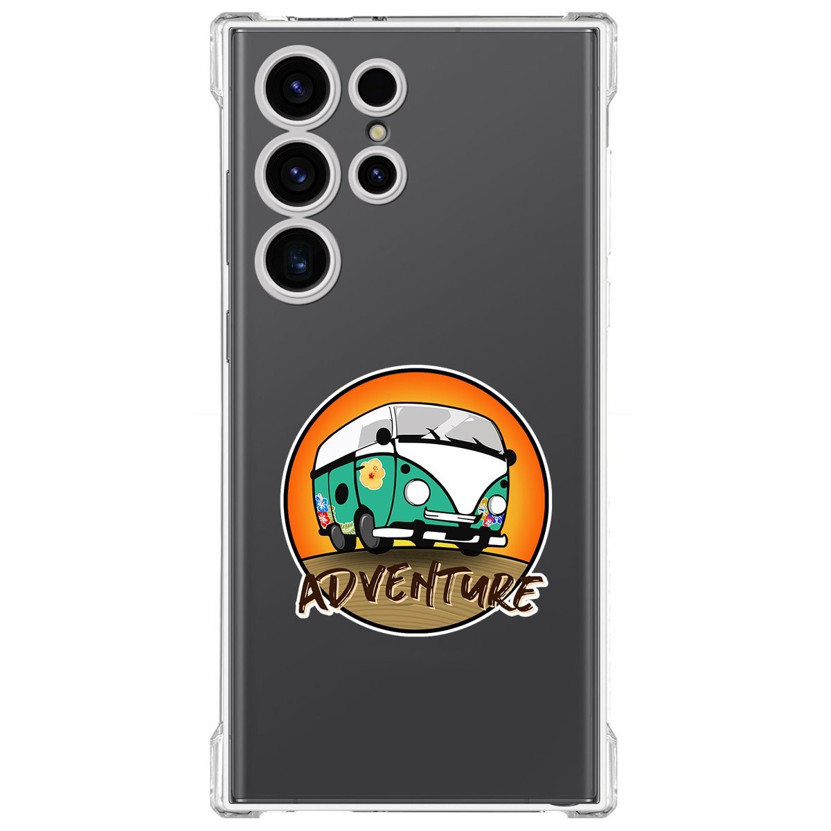 Funda Silicona Antigolpes para Samsung Galaxy S23 Ultra 5G diseño Adventure Dibujos