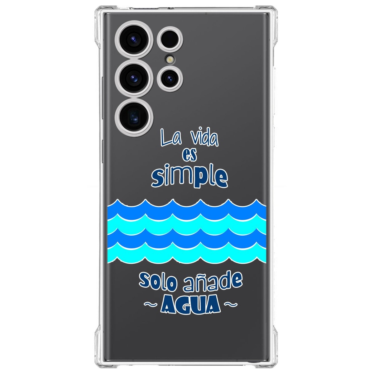 Funda Silicona Antigolpes para Samsung Galaxy S23 Ultra 5G diseño Agua Dibujos